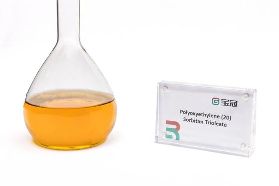Un bon prix. Polysorbate 85, polyoxyéthylène (20) trioléate de sorbitane, C60H108O8 ((C2H40)20, émulsifiant, mousseur, lubrifiant, solubilisant en ligne
