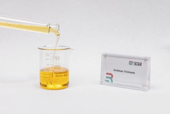 Un bon prix. Sorbitane trioléate C60h108o8 HLB Valeur 1.8 Viscose liquide jaune pâle Soluble dans les huiles minérales et végétales Émulsifiant lubrifiant dispersant adoucisseur anti-rouille pour l'extraction de pétrole en ligne