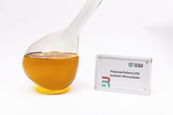 Un bon prix. Polysorbate 80, polyoxyéthylène (20) sorbitane monooléate, C64H124O26, émulsifiant pour produits cosmétiques en ligne